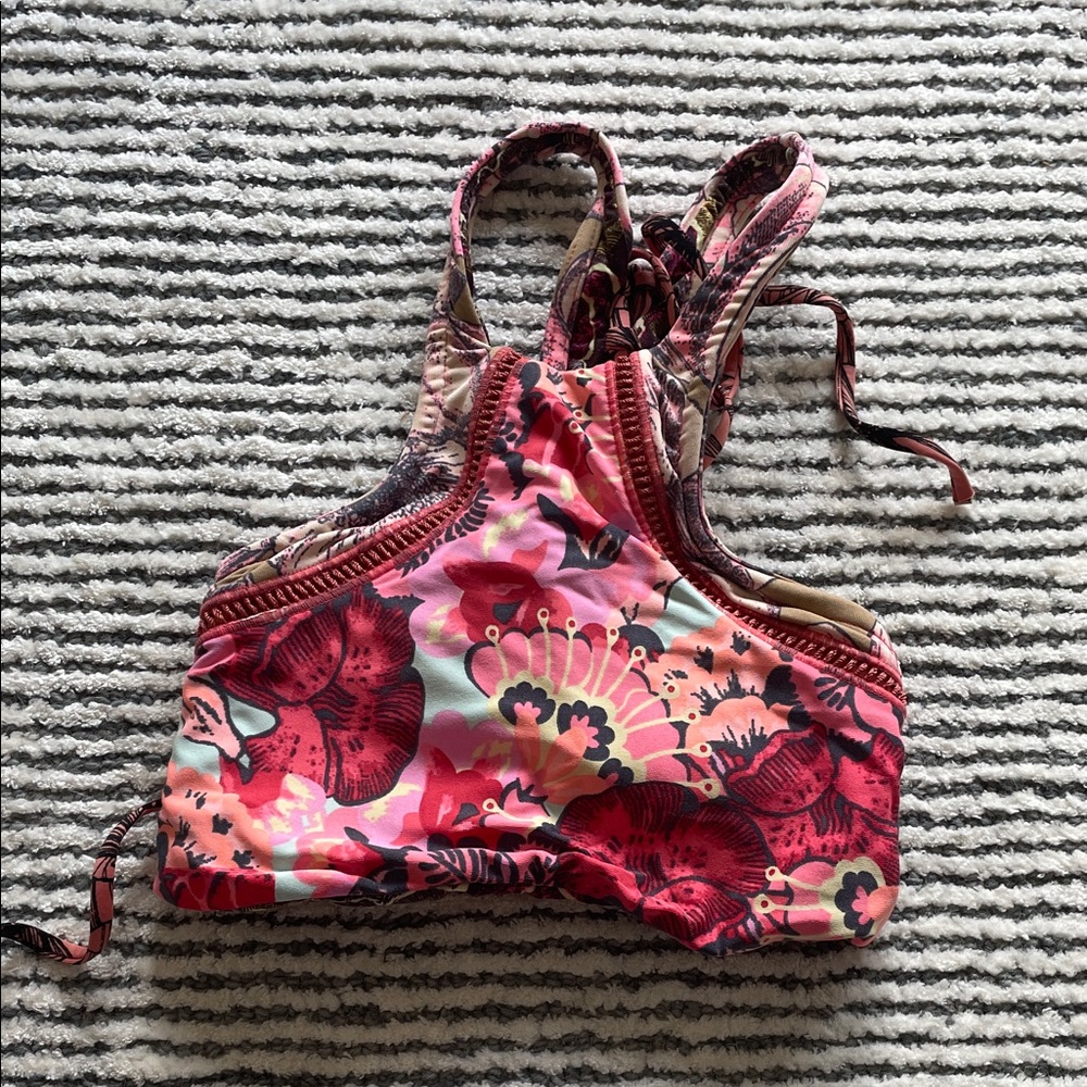 Maaji Kids Swim Bikini - Pink and Red Floral